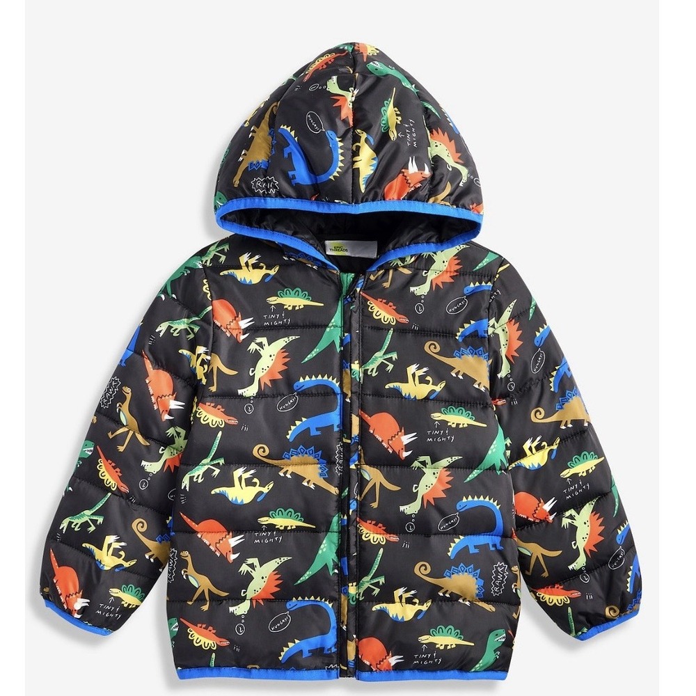 Size 2T Boys' Toddler Camo Packable Jacket, Macy's Exclusive Dinosaurs